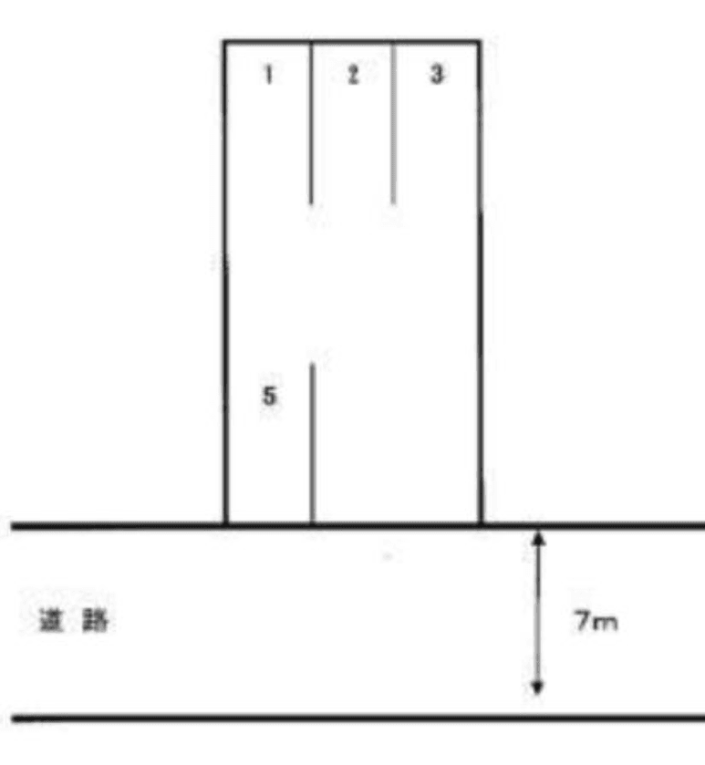 Y3駐車場の駐車配置図