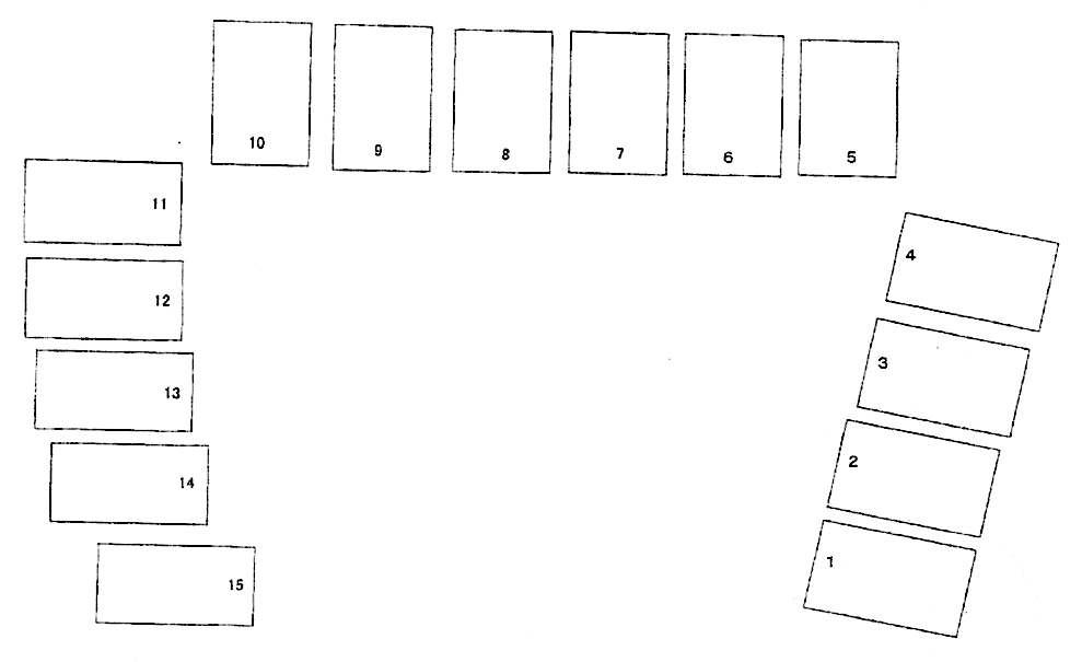 エステート芳賀黒崎第5パーキングの駐車配置図