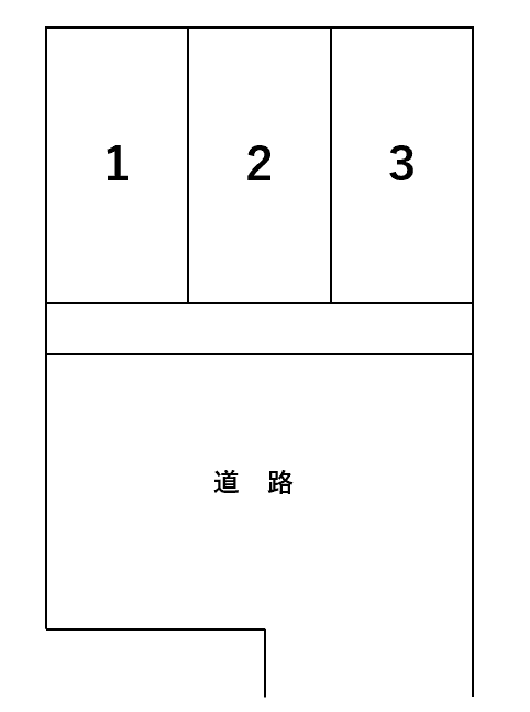 毛利パーキング 坂戸の駐車配置図