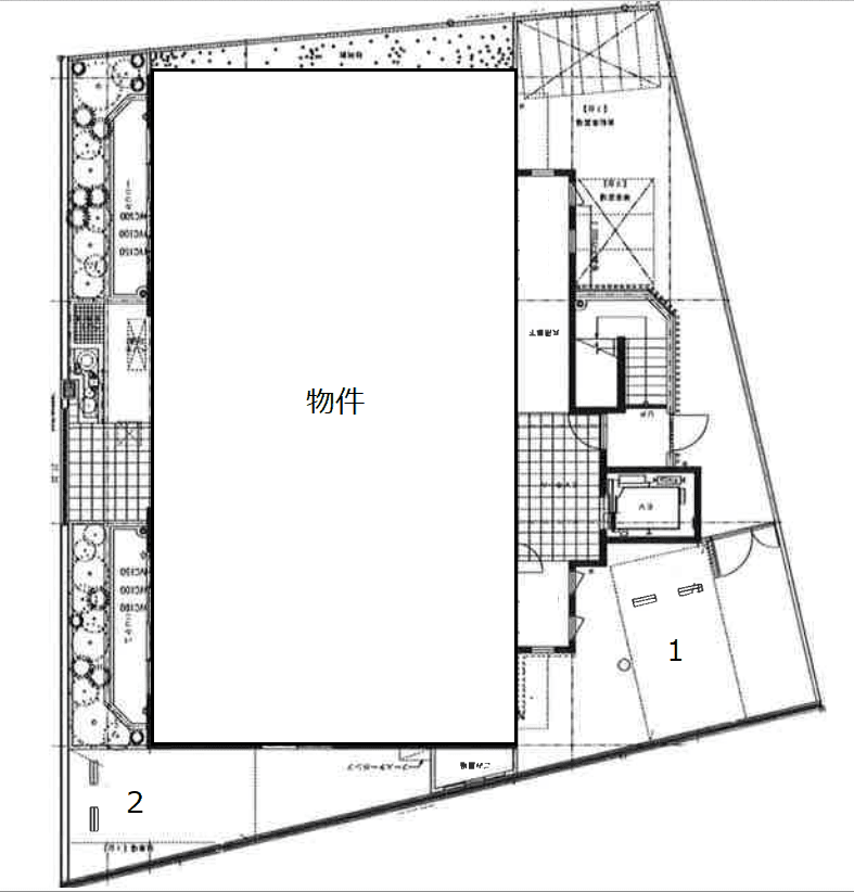 Crescentの駐車配置図