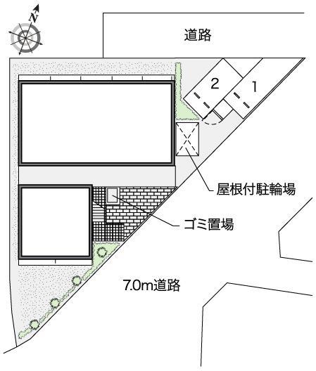 野崎通B(37540)の駐車配置図