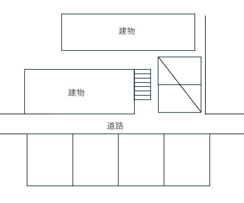 コーポO&Mの駐車配置図