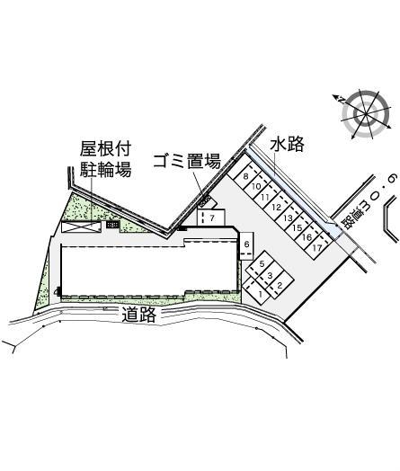 KTY 白浜Ⅱ(42365)の駐車配置図