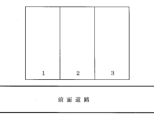 樺山駐車場の駐車配置図