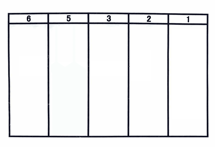 太平町駐車場の駐車配置図