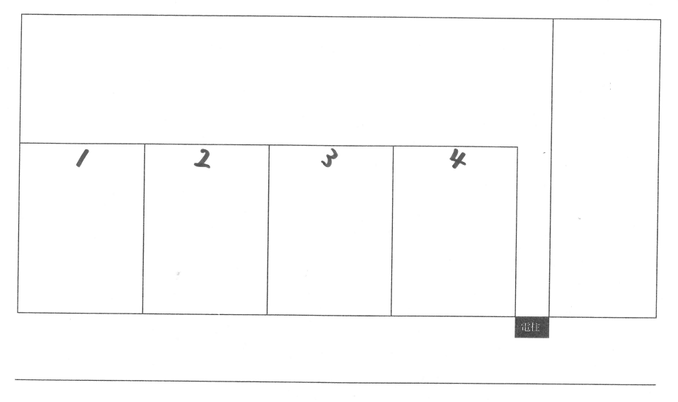 佐々木駐車場の駐車配置図