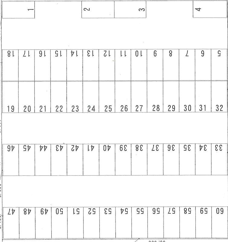 モナーク駐車場の駐車配置図