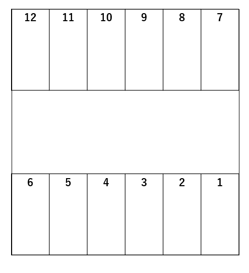 I・パーキングNo.34の駐車配置図