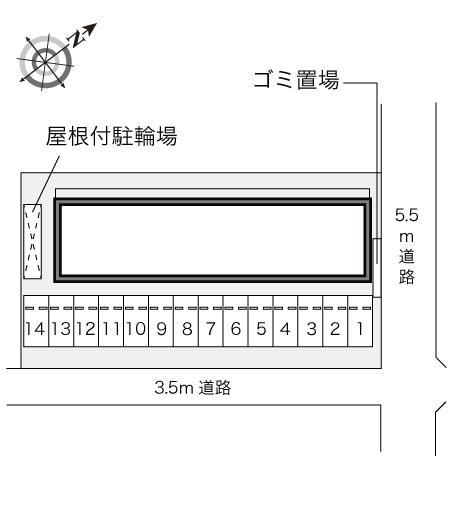 シュッドプロスペール(22378)の駐車配置図
