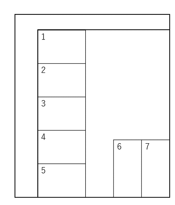 KCパーキング 青山一丁目7の駐車配置図