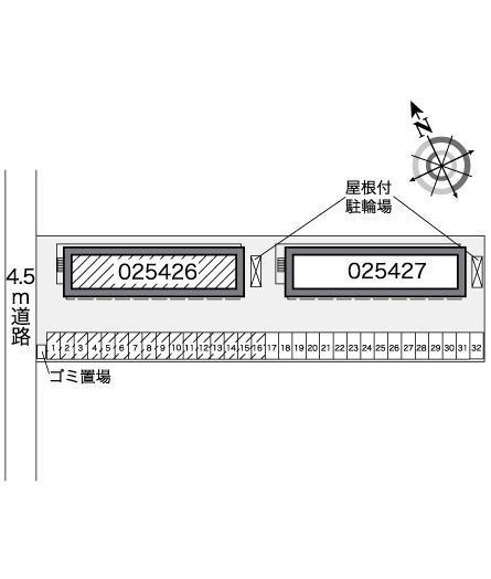 ミュニA(25426)の駐車配置図