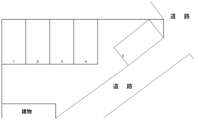 宮田町パーキングの駐車配置図