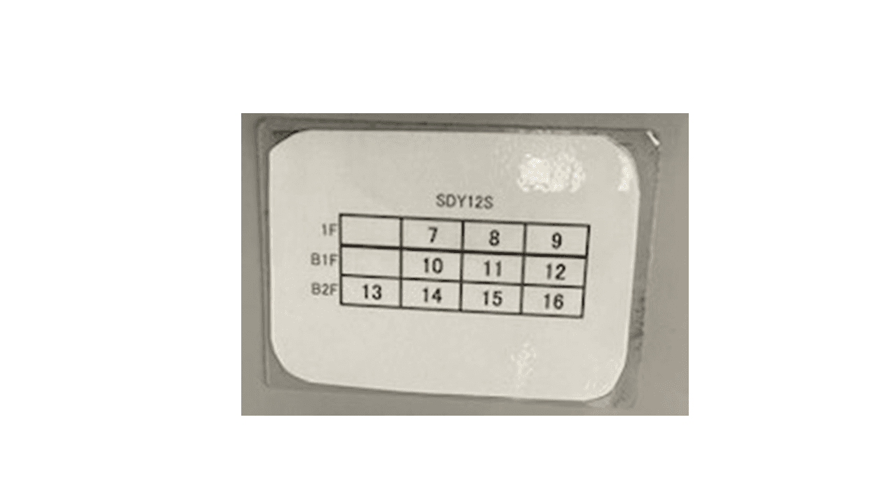 菅原町9番駐車場の駐車配置図