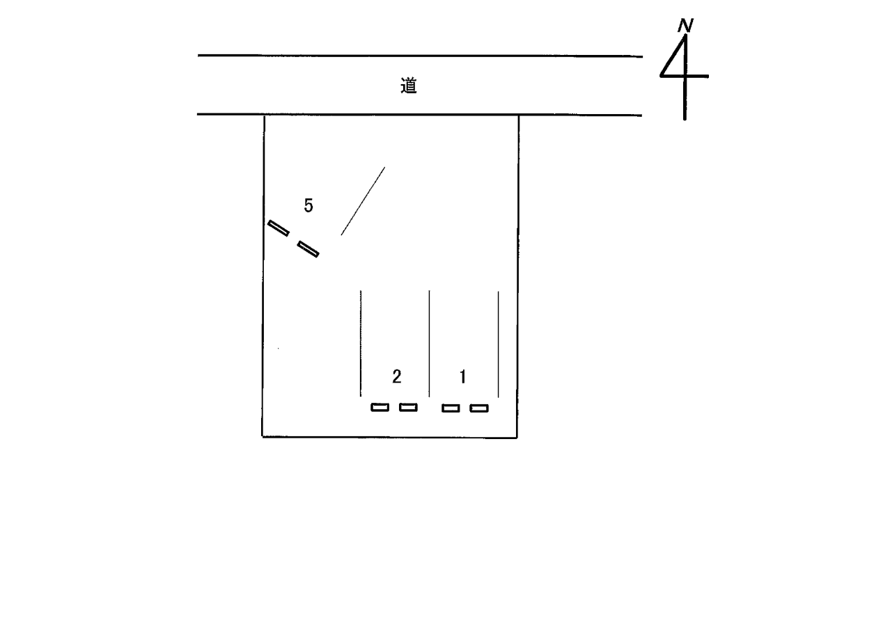 NO.101の駐車配置図