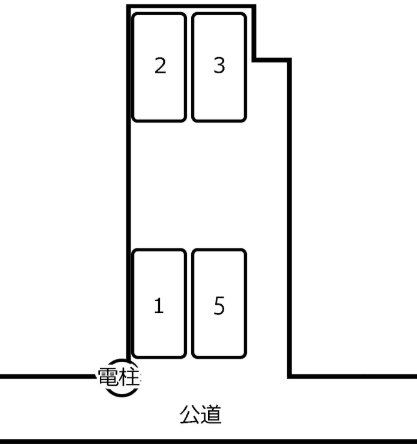 矢口32431駐車場の駐車配置図