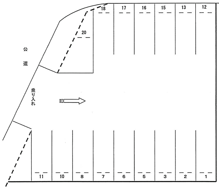 251の駐車配置図