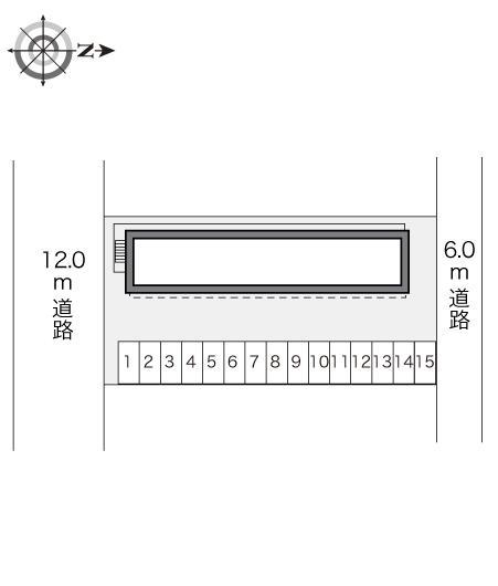 ファンタジー(24995)の駐車配置図