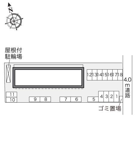 Bヴィレッジ(28682)の駐車配置図