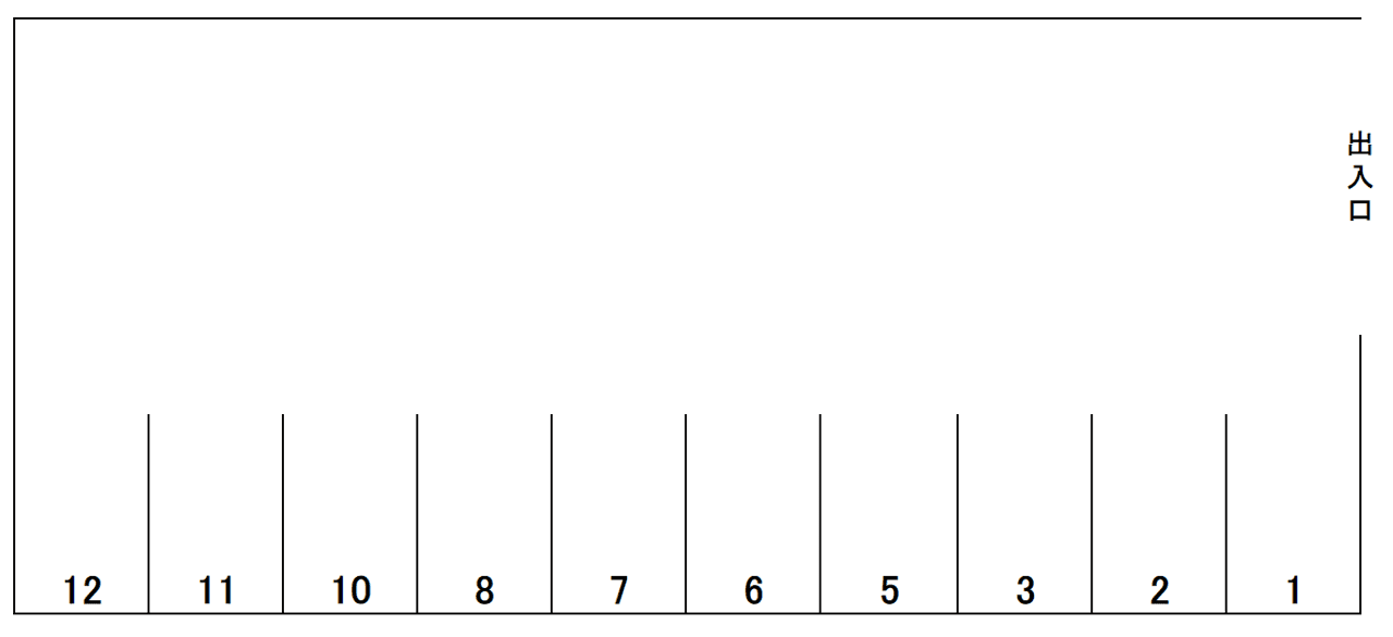 000156の駐車配置図