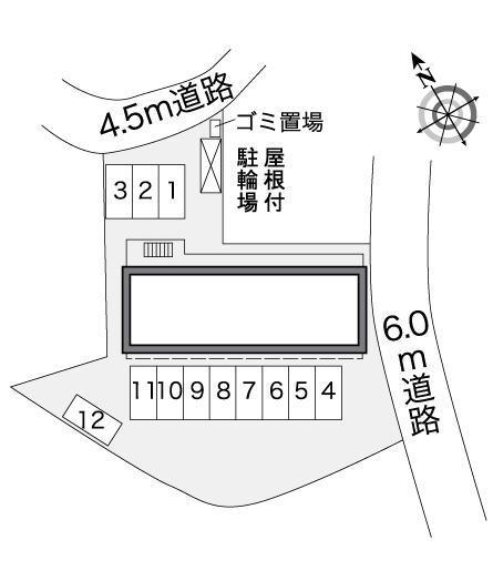 YAMADA(27006)の駐車配置図