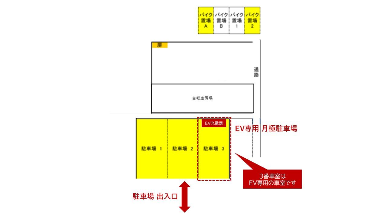 バージュアル大森の駐車配置図
