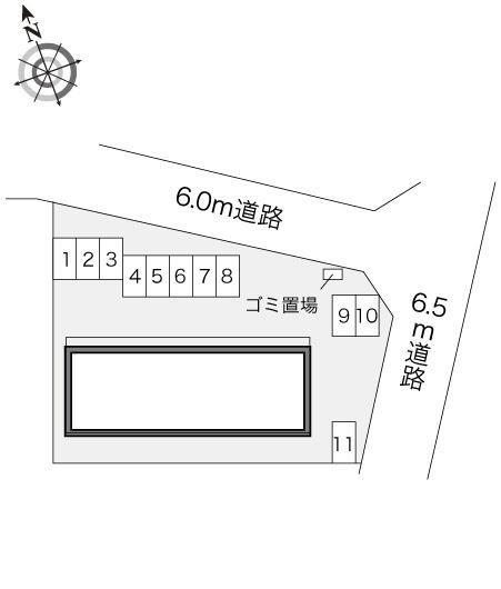 チェリッシュ(22927)の駐車配置図