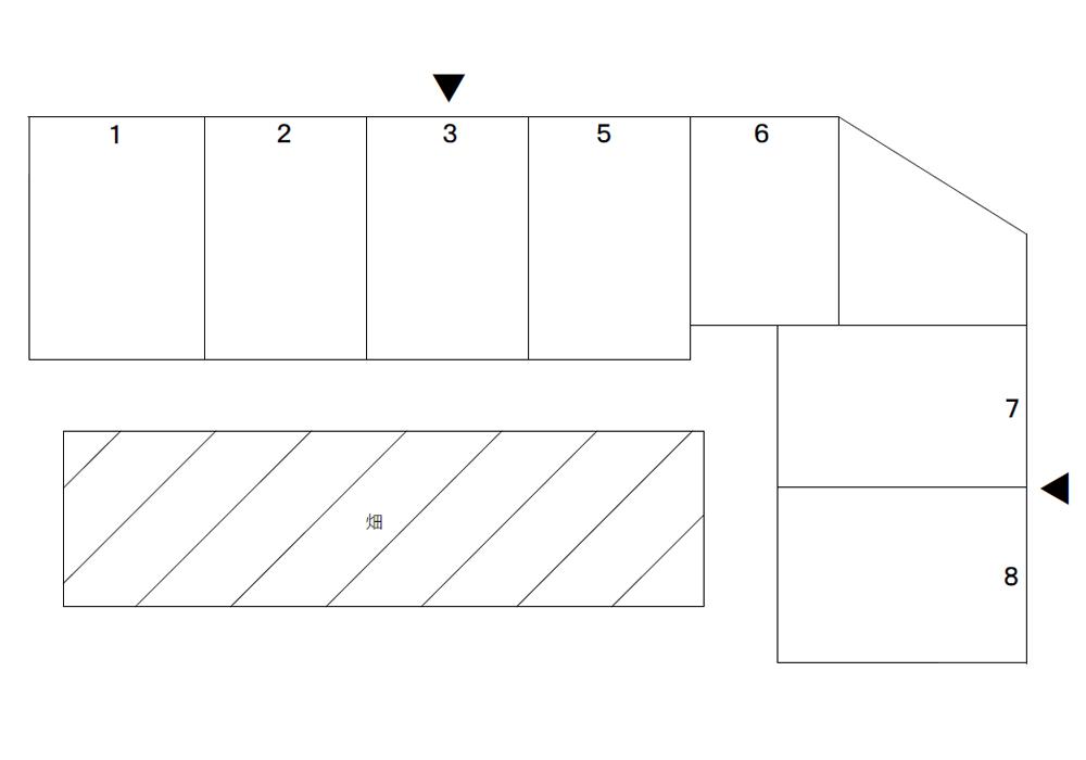 旭町パーキングMの駐車配置図