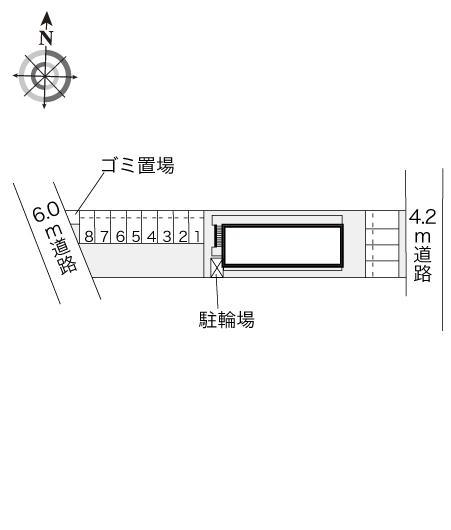 COSMO(23496)の駐車配置図
