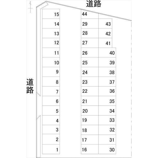 M’sパーキング彦三の駐車配置図
