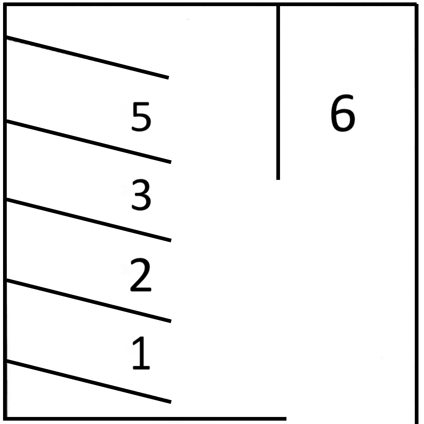 狩野駐車場の駐車配置図