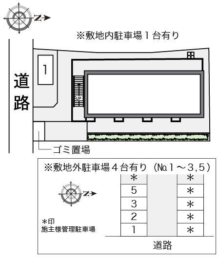 日置荘(13746)の駐車配置図
