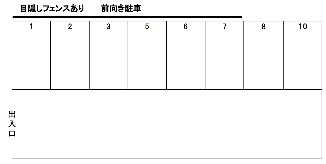 000137の駐車配置図