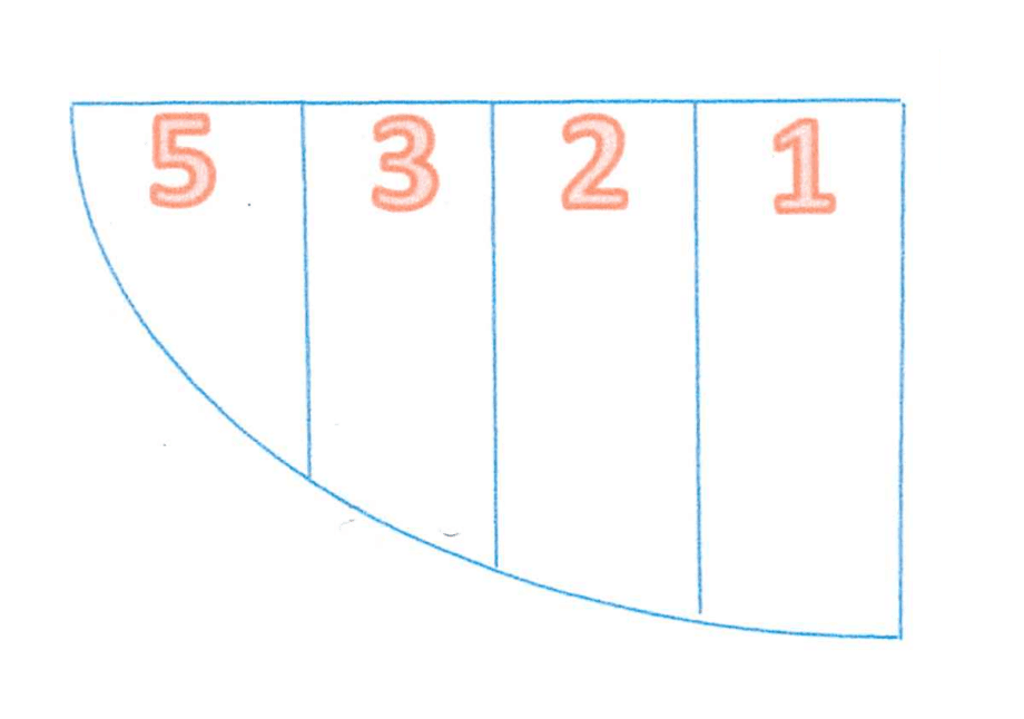 中島町駐車場の駐車配置図
