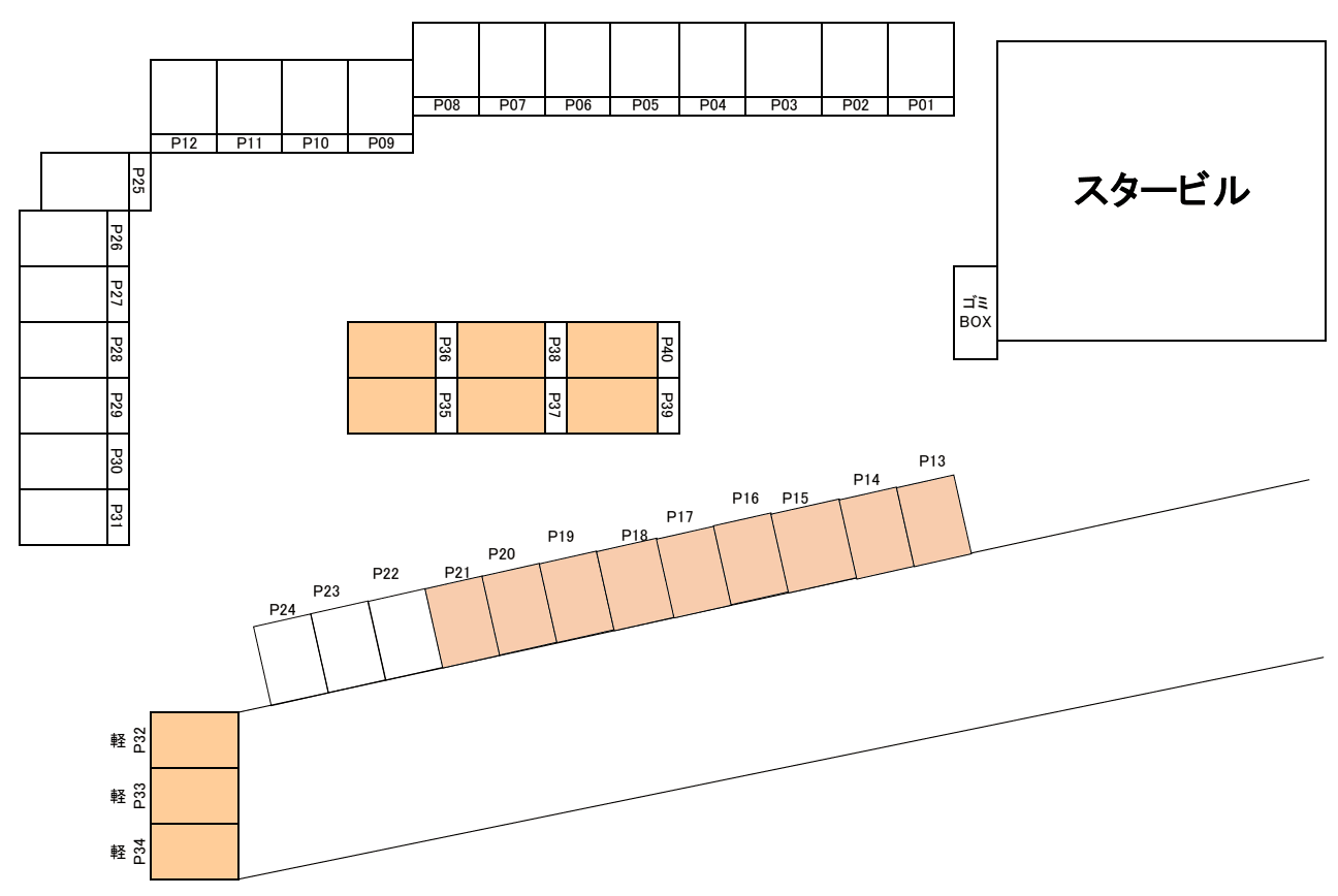 スタービルの駐車配置図