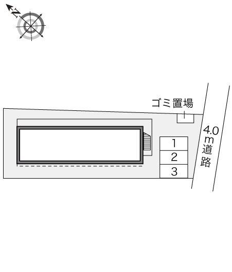 東境(19007)の駐車配置図