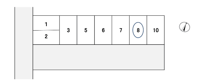 カーステーション2の駐車配置図