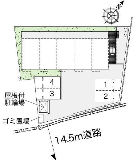 東北学院前(43897)の駐車配置図