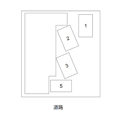 エスポワール高田の駐車配置図