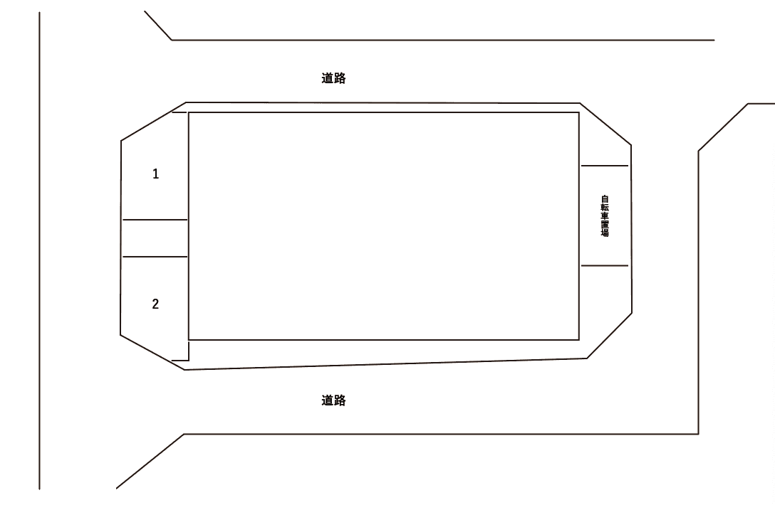アスピリアハナミズキ駐車場の駐車配置図
