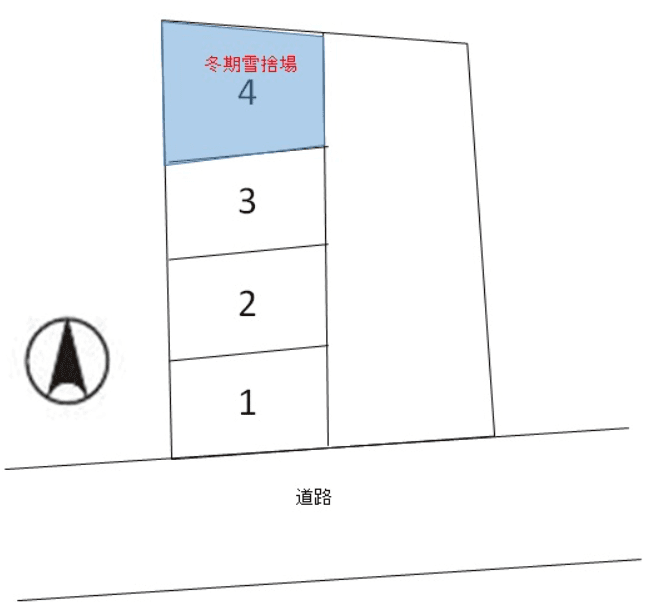 橋本2丁目駐車場の駐車配置図