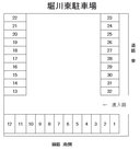 堀川東駐車場の駐車場