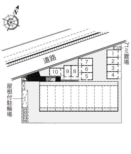 中今泉(40647)の駐車配置図