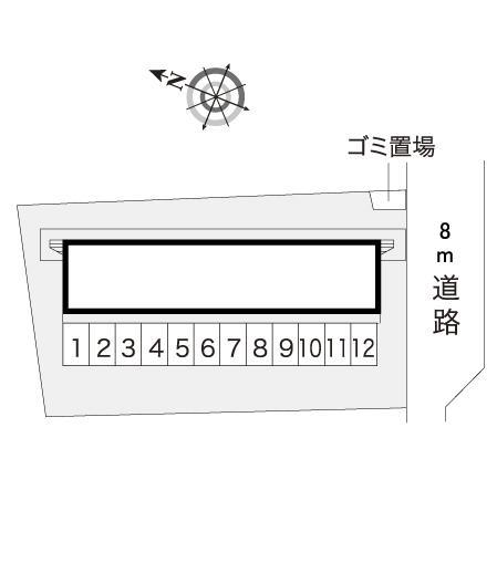 MIKI(8156)の駐車配置図