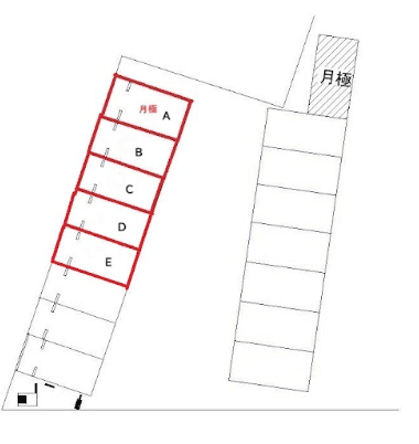 東村山青葉町第1の駐車配置図