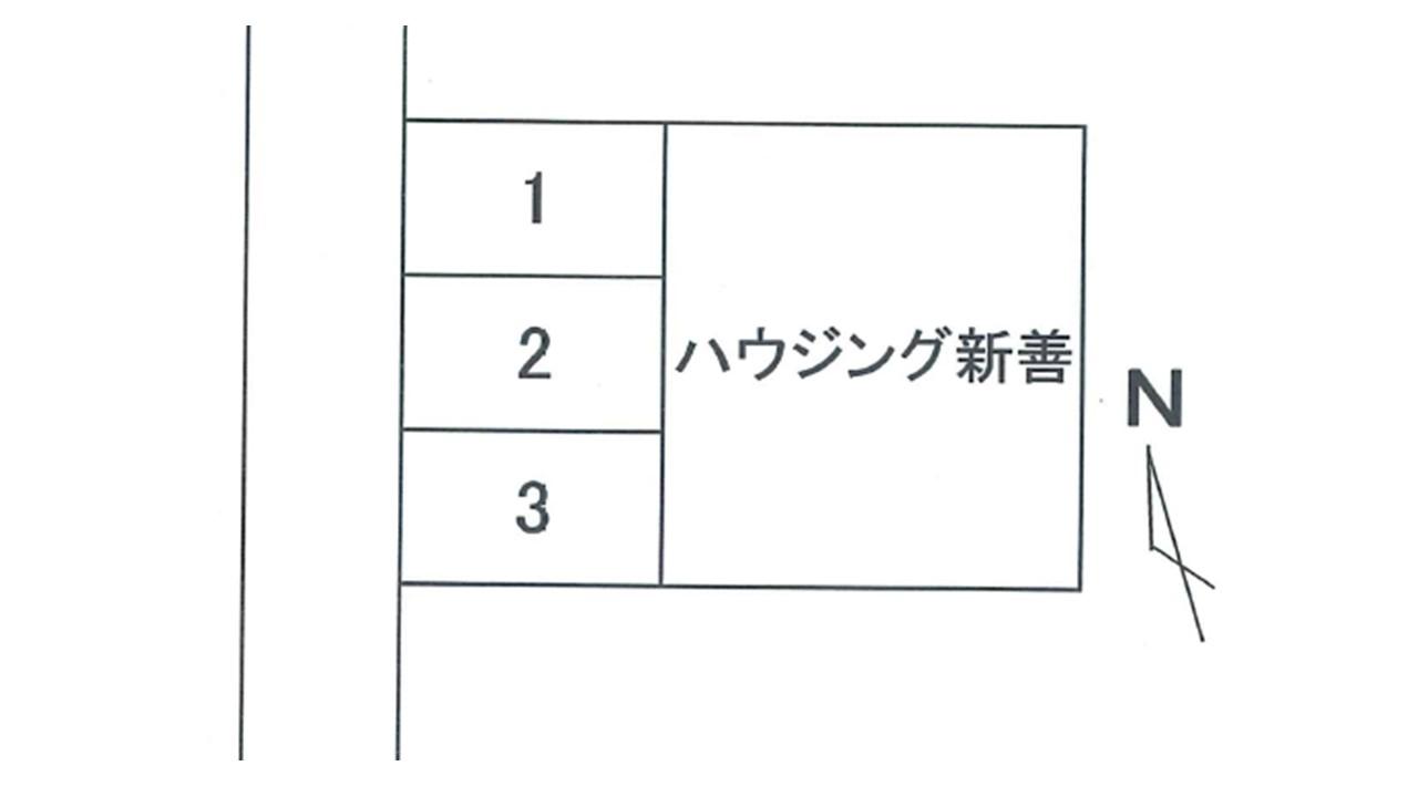 ハウジング新善 敷地内駐車場の駐車配置図