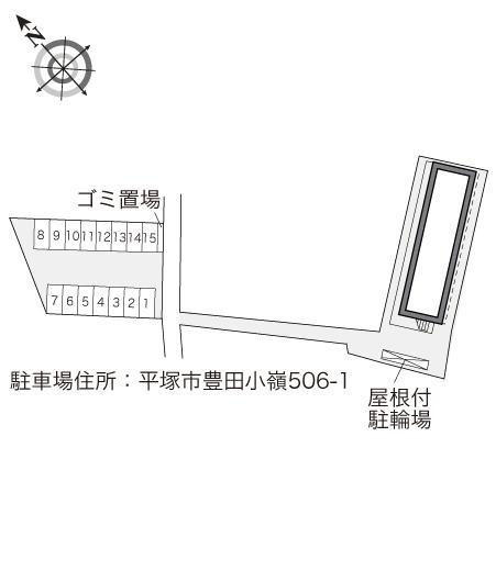 サニーコート(17248)の駐車配置図
