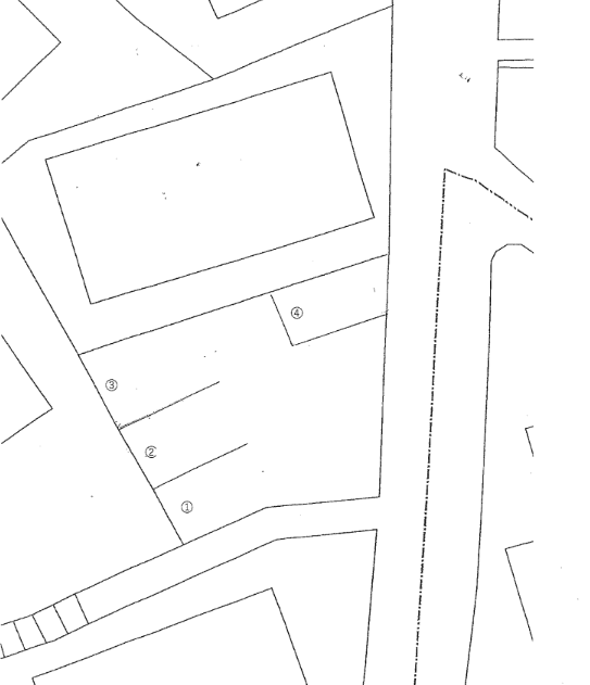伊良林第三駐車場の駐車配置図