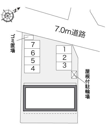 グランデ(31286)の駐車配置図