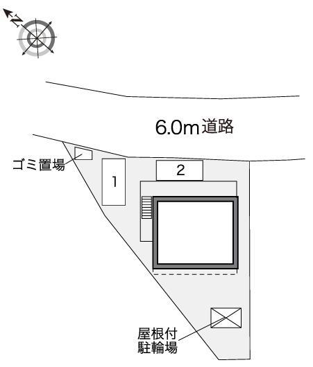 西大寺LR(30445)の駐車配置図