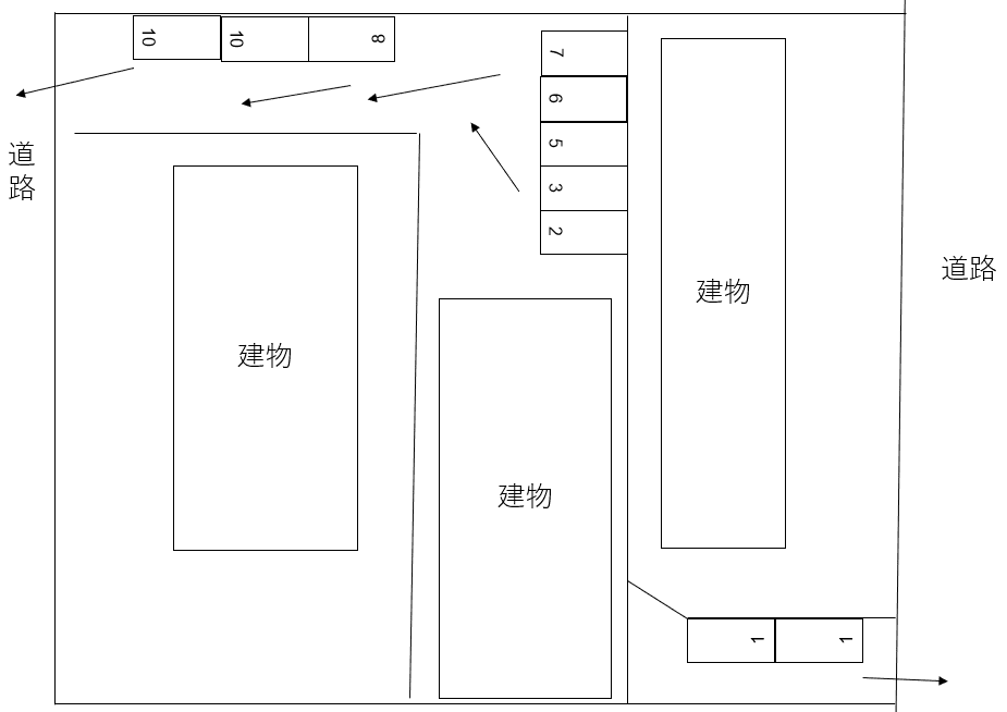グラシアの駐車配置図